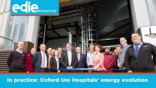 The new energy and heating infrastructure will reduce carbon emissions at the Trust by around 10,000 tonnes annually